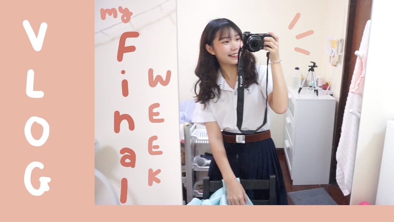 study vlog ep.01 (ปี1 อักษรจุฬา) my final week! | yellowpeach