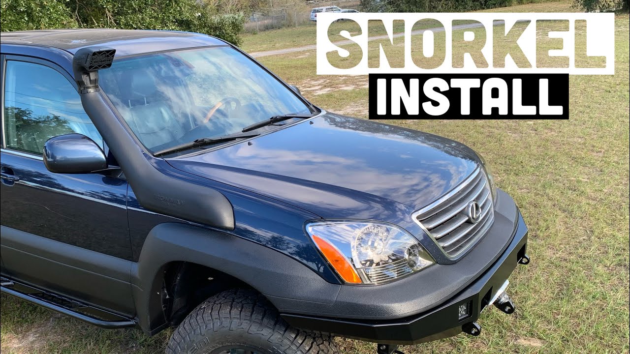 Lexus GX470 Snorkel install