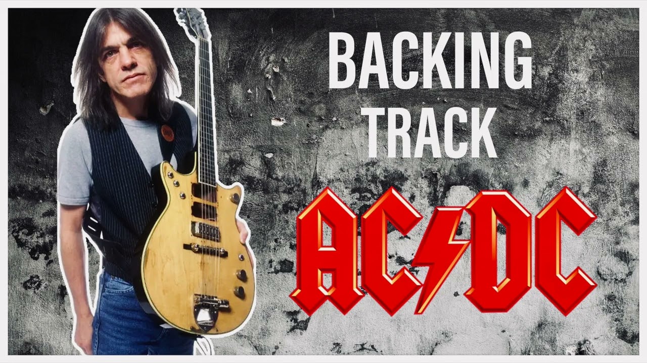 AC/DC – Gone Shootin’ – Guitar Backing Track | Malcolm Rhythm