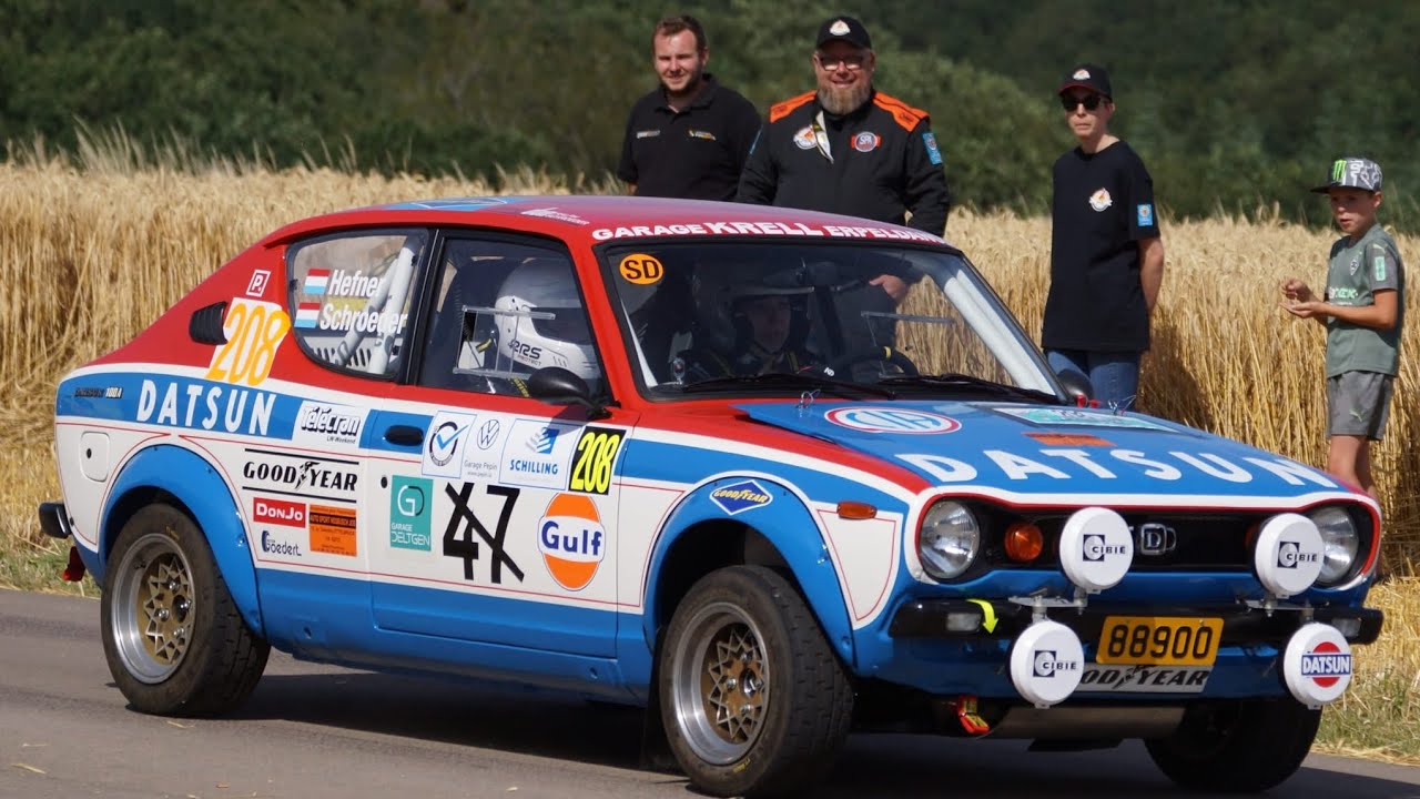 Rallye de Luxembourg 2023 WP3 Hepperdang - Schroeder/Hefner Datsun 100A