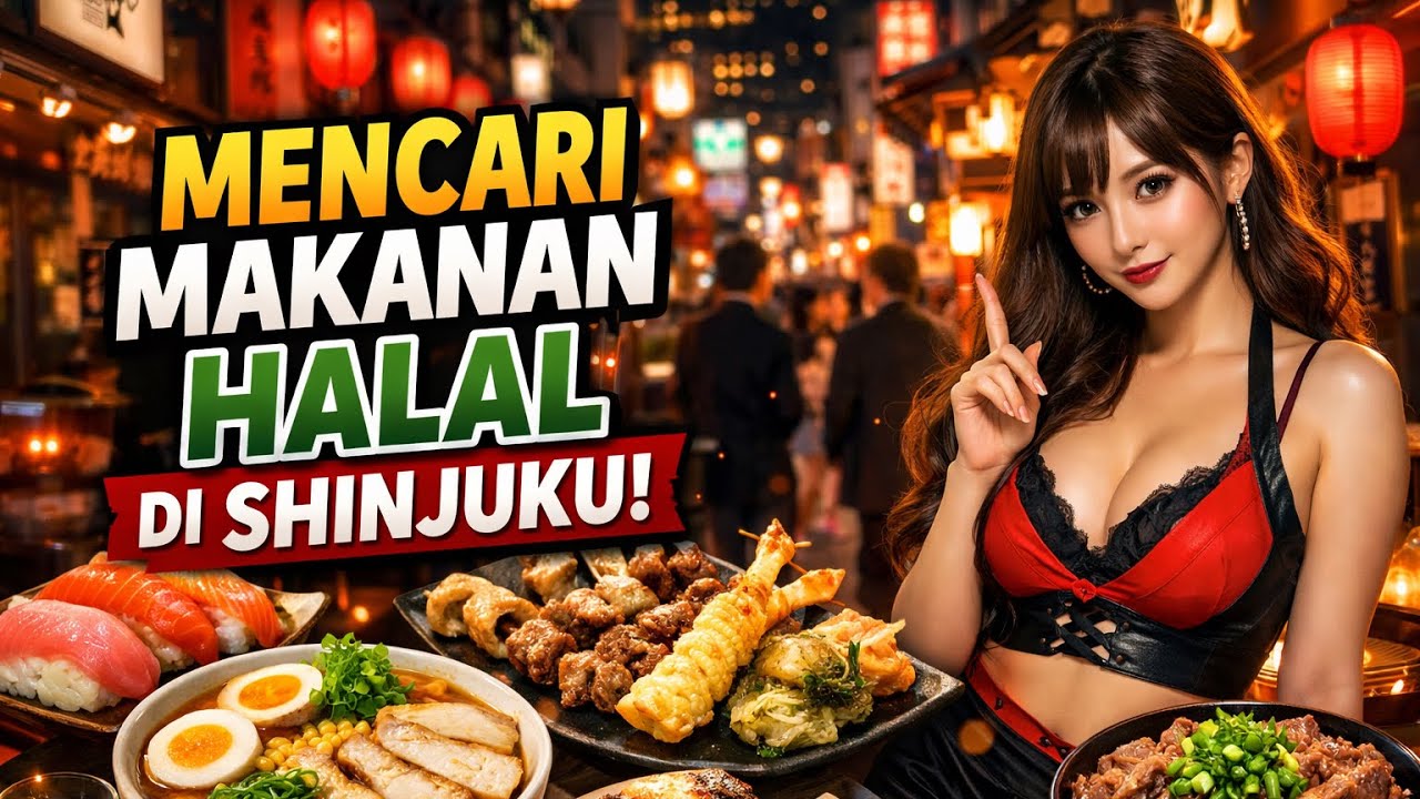 BINGUNG NYARI MAKANAN HALAL DI SHINJUKU,APAKAH SEMUA MAKANAN MENGANDUNG BABiiiii??????
