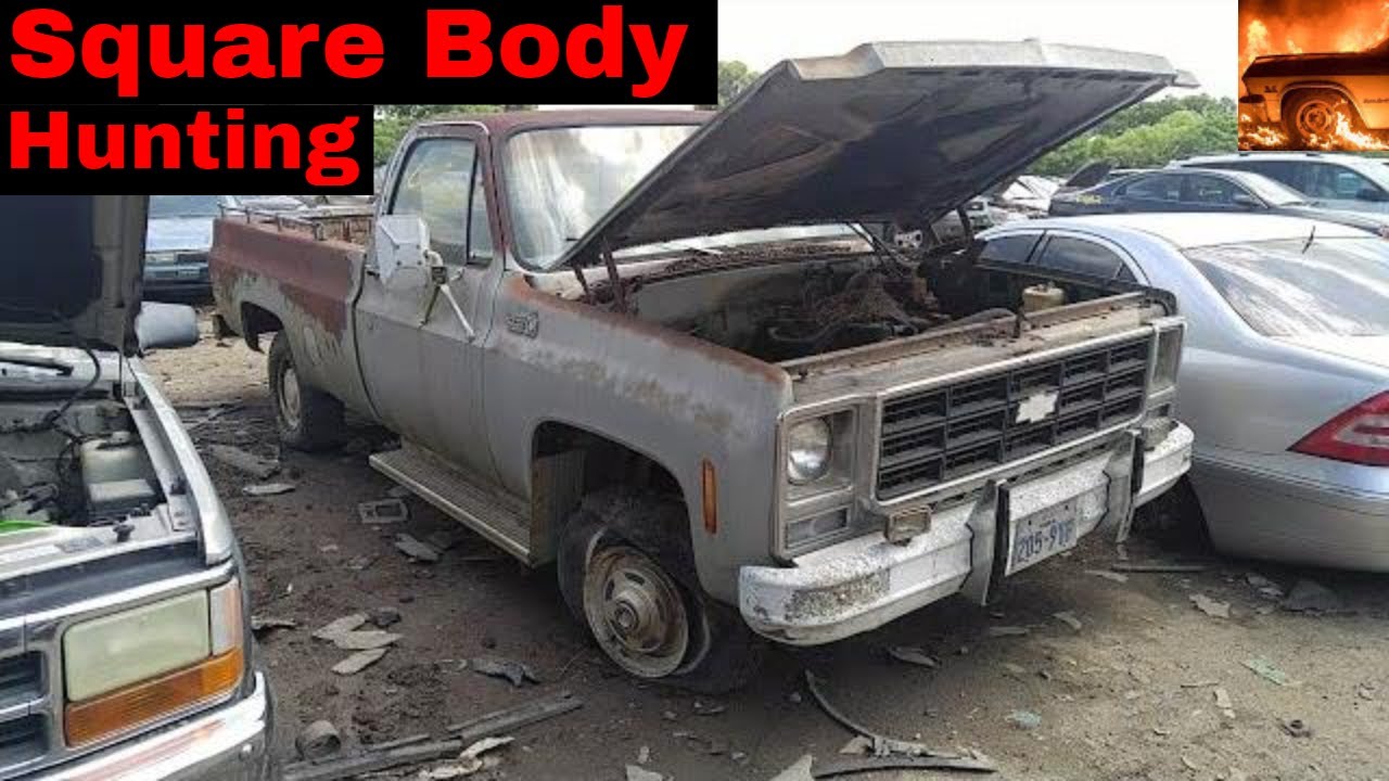Square Body Junk Yard Hunting