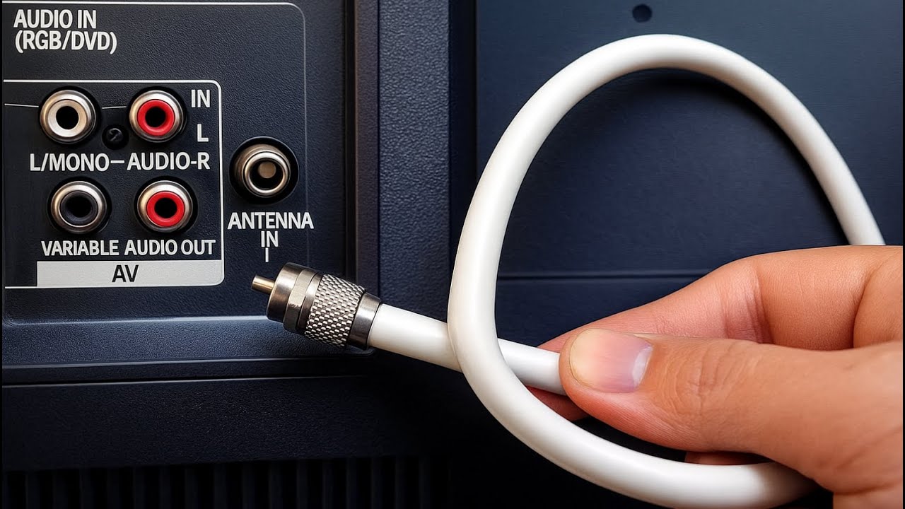 Телевизор ЛОВИТ КАНАЛЫ без антенны?! 😱 Антенна из кабеля, которая работает!