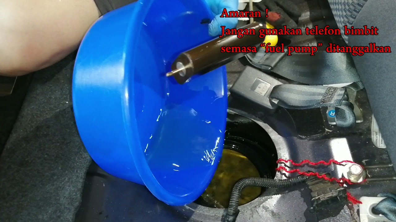 Proton Saga BLM 2008 Fuel Pump Replacement.