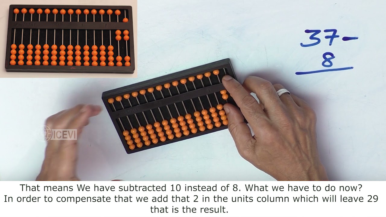 #28 Abacus Subtraction – General guidelines