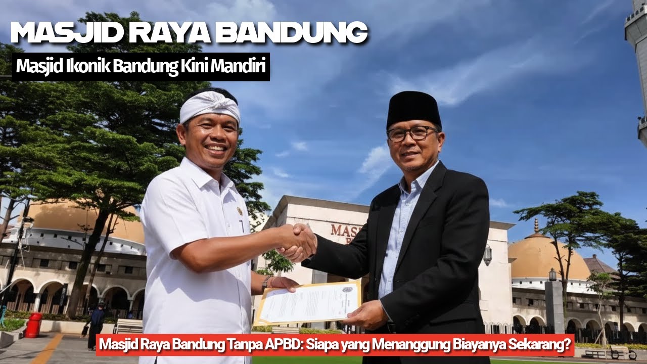 #update  Tidak Lagi Dibiayai Pemerintah! Beginilah Nasib Masjid Raya Bandung Sekarang #kdm