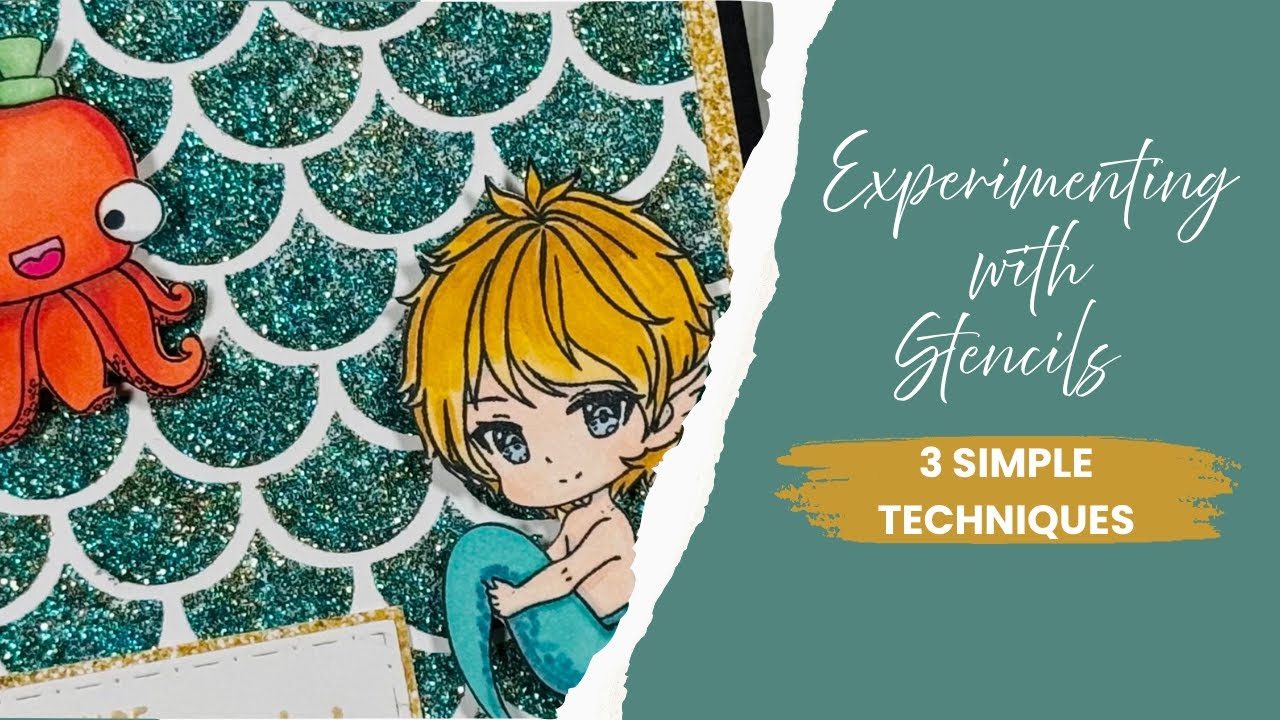 3 Simple Ways to Use Stencils for Card backgrounds