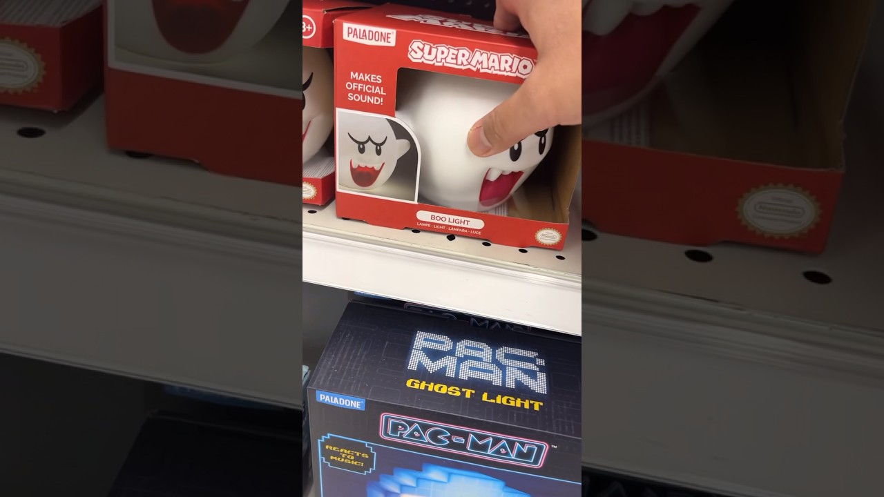 Super Mario Boo Light makes official sound #boolight #supermario #paladone #nintendo #meijer