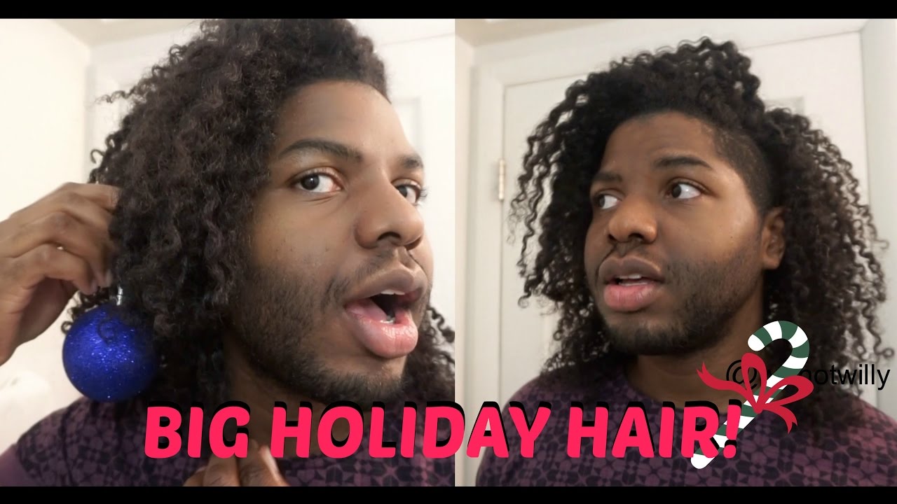 BIG HOLIDAY HAIR TUTORIAL | On really old twists | Men's natural hair care