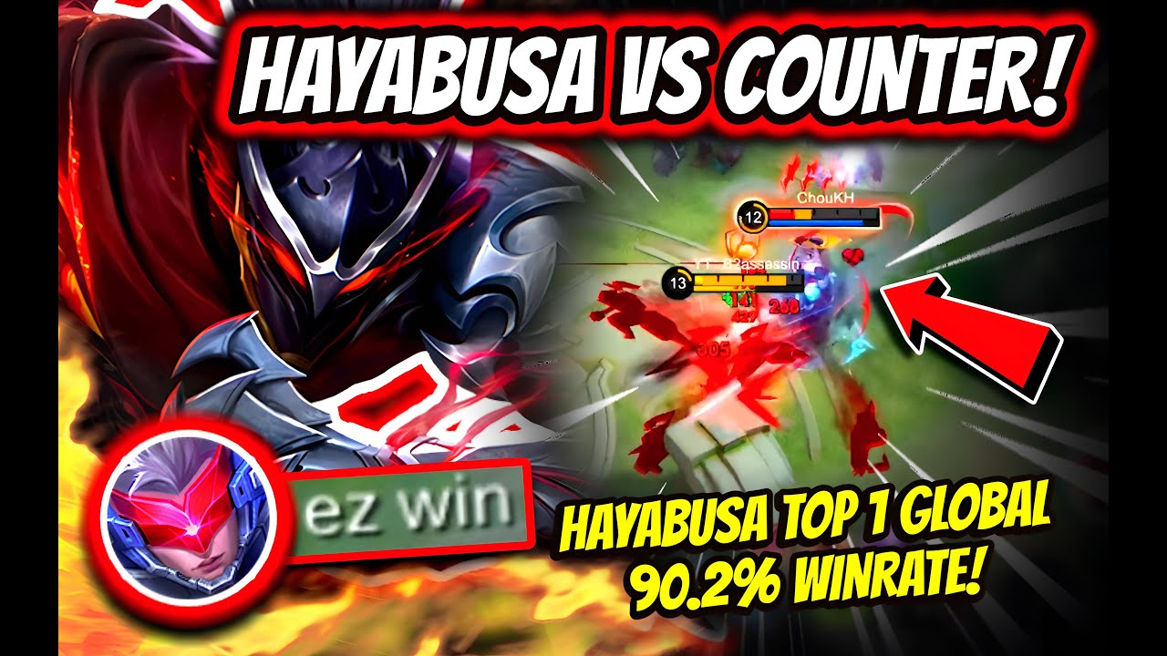 ¡HAYABUSA ENFRENTA A SU PEOR PESADILLA! HAYABUSA TOP 1 GLOBAL 90.2% WINRATE! | MOBILE LEGENDS