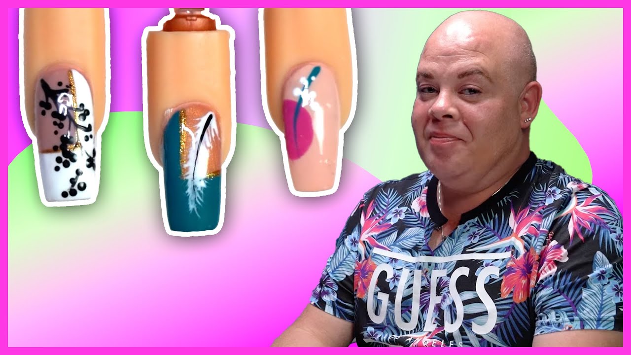 3 Beautiful & Easy Hand Painted Nail Designs for Fall