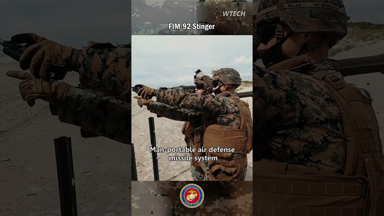 Stinger missile fire against the target drone