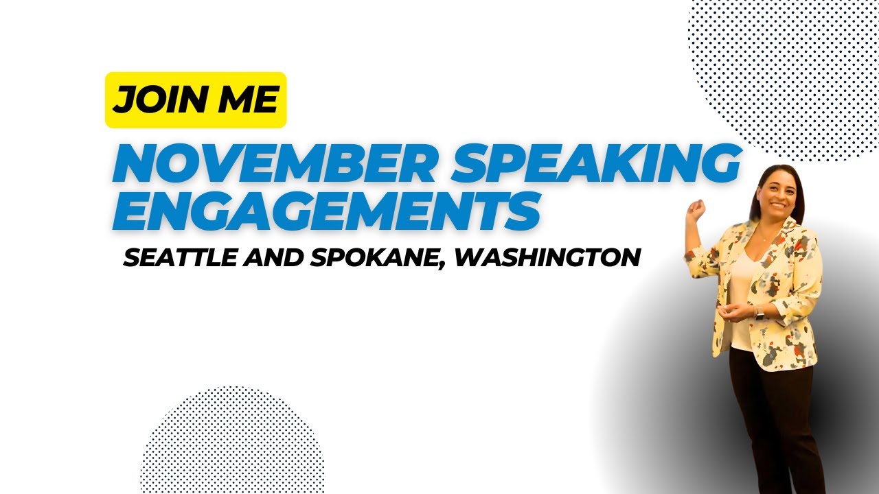 November 2024 Speaking Engagements