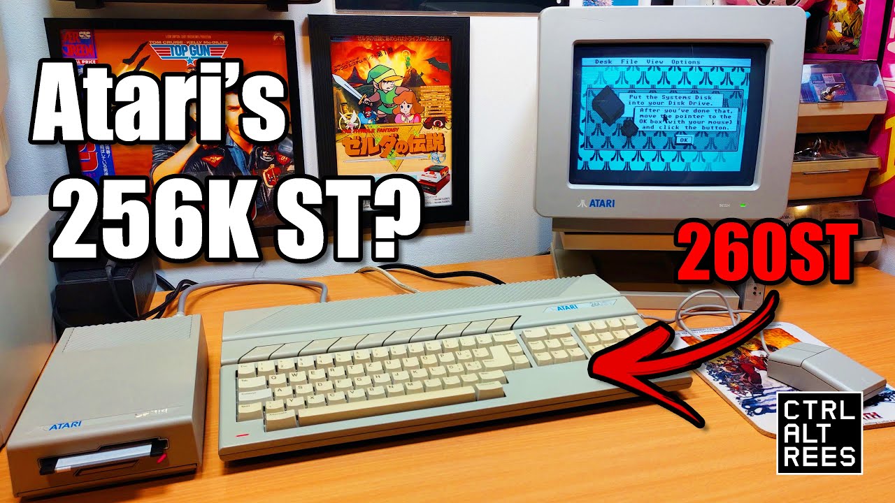 История Atari 260ST: процесс загрузки с дискеты TOS и сколько оперативной памяти?