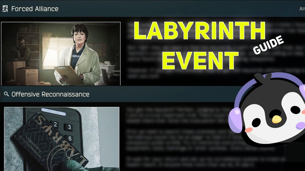 Forced Alliance & Offensive Reconnaissance | Labyrinth Event Guide | Tarkov