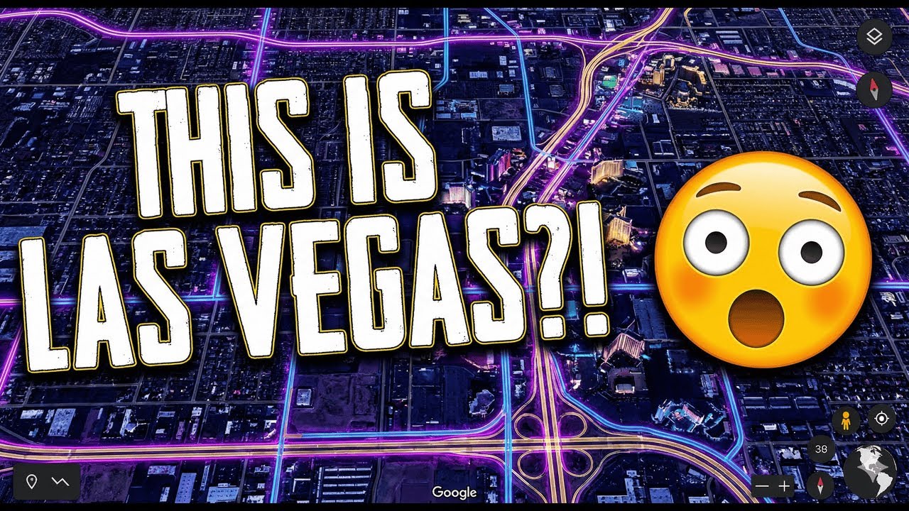 Exploring Las Vegas on Google Maps || Virtual City Tour