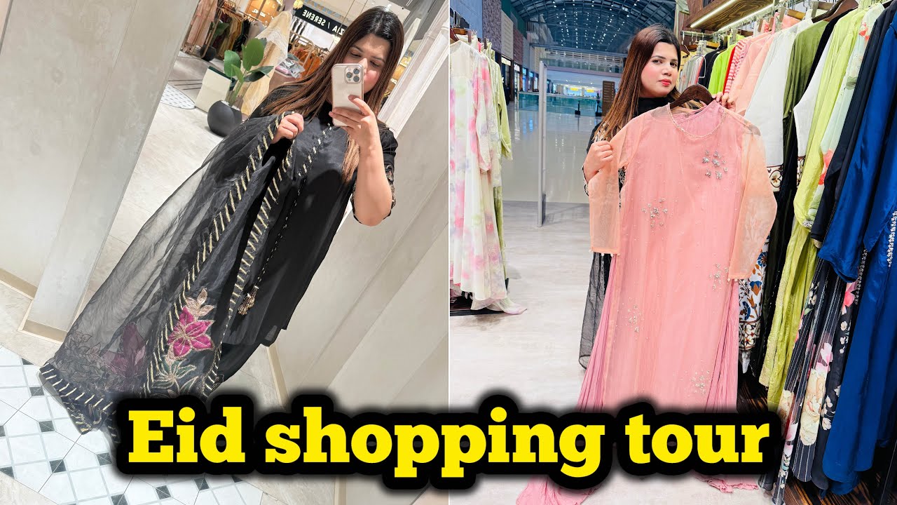 Dress designing for Eid | beautiful shopping day