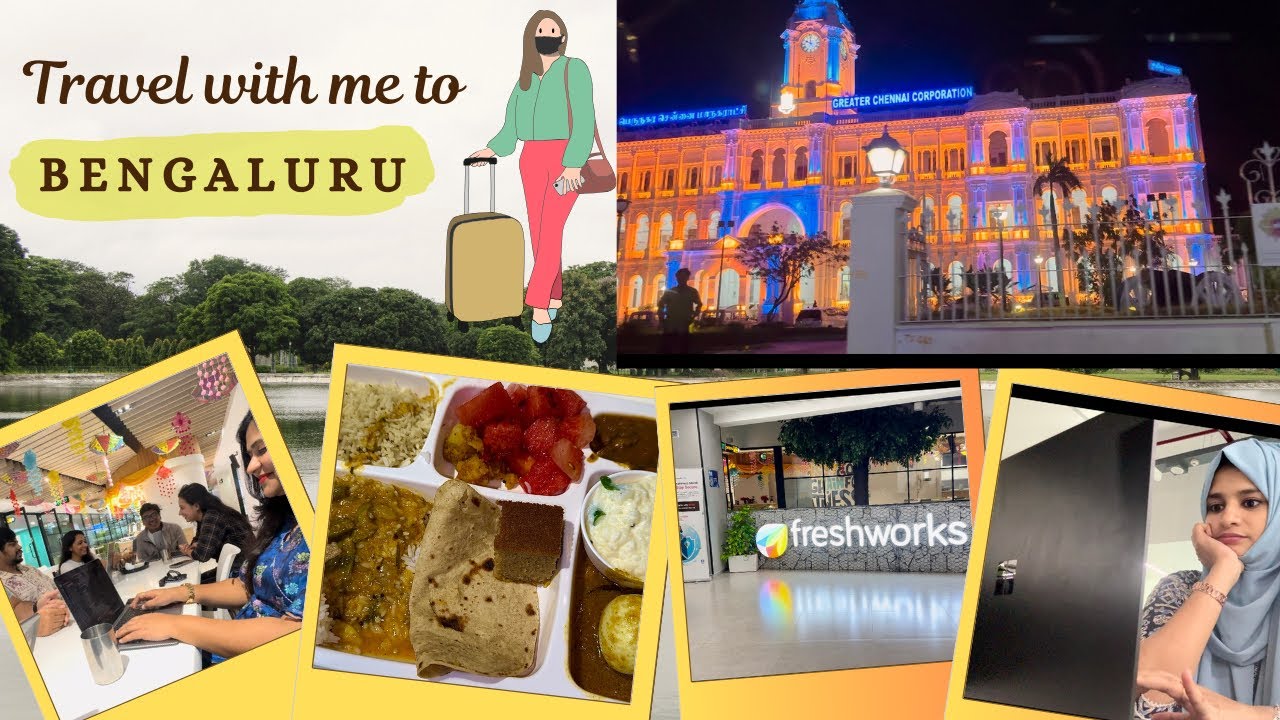 Bengaluru Freshworks Office Tour || Day - 1 Banglore series || Office || Food || #fun || #vlog