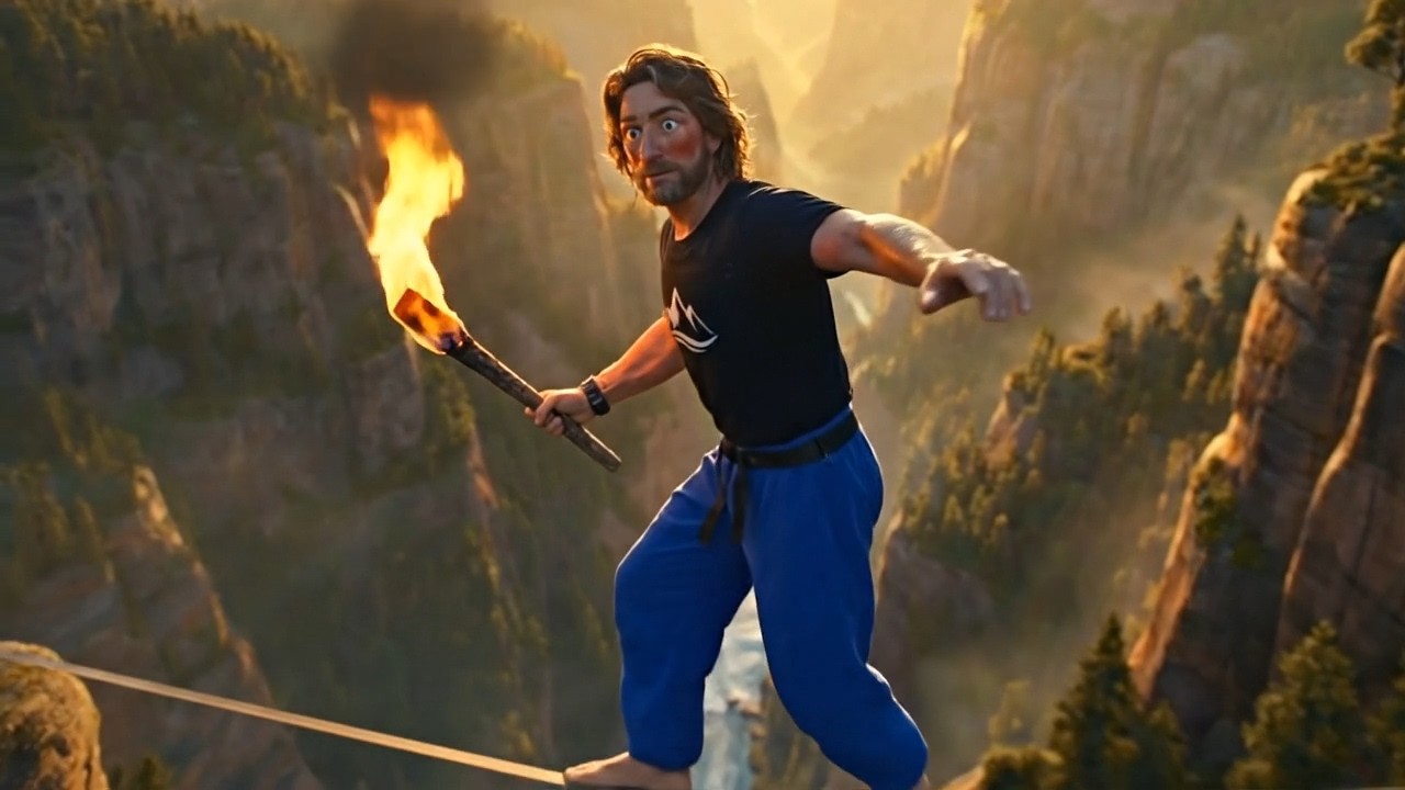 Slackline - AI Short Film