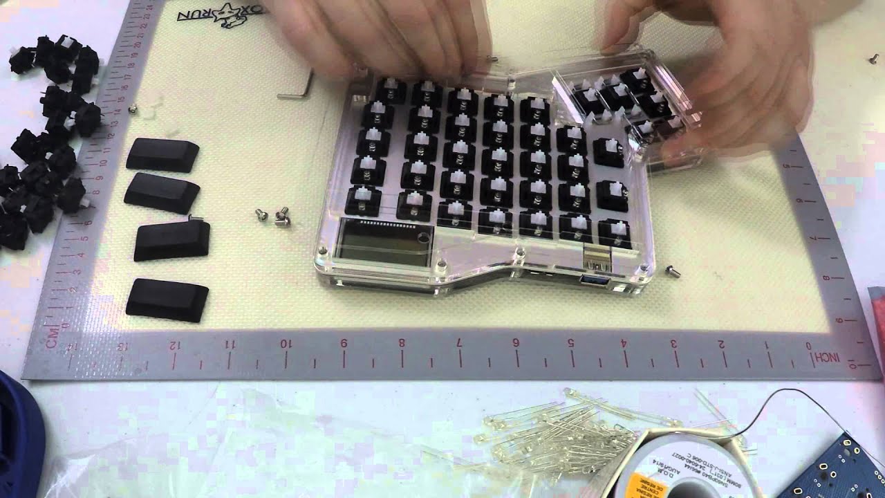 Input Club ErgoDox Infinity - Build Timelapse