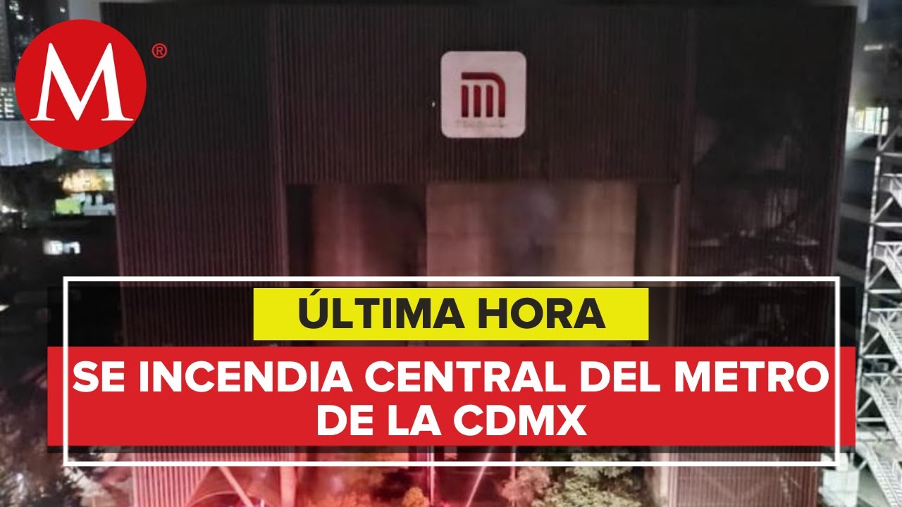 En CdMx, se incendia Central de Control del Metro en Centro Histórico