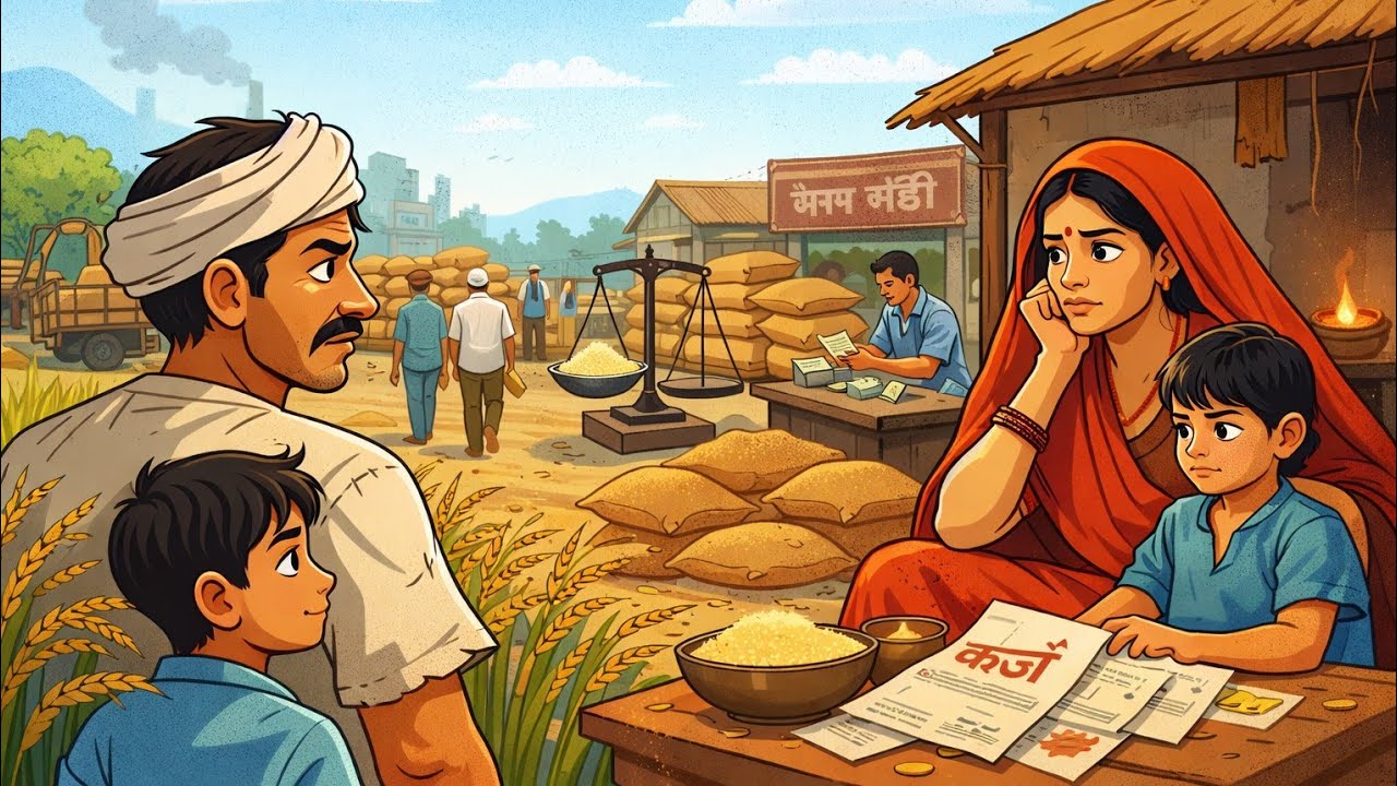 “धान का दाम और घर की रोटी” Dhan ka dam or Ghar ki roti || #moralstories 