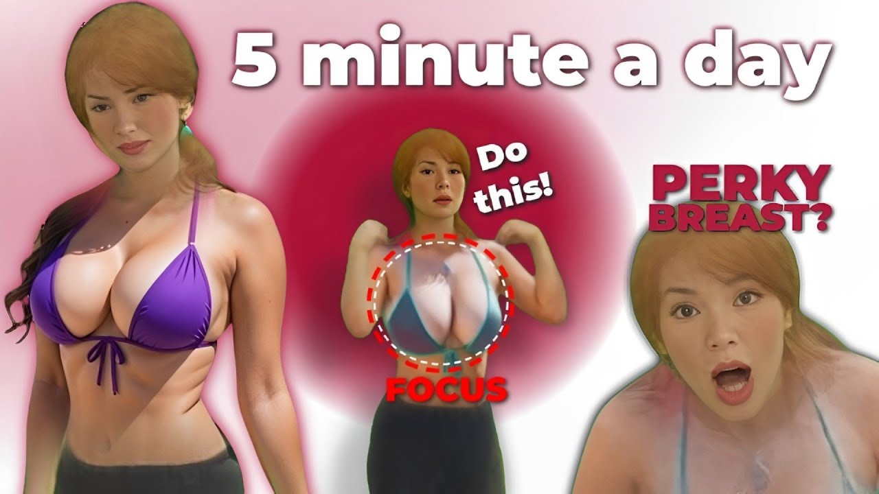 How to make your BREAST PERKIER-  Try this 5 Min Breast Lift Workout