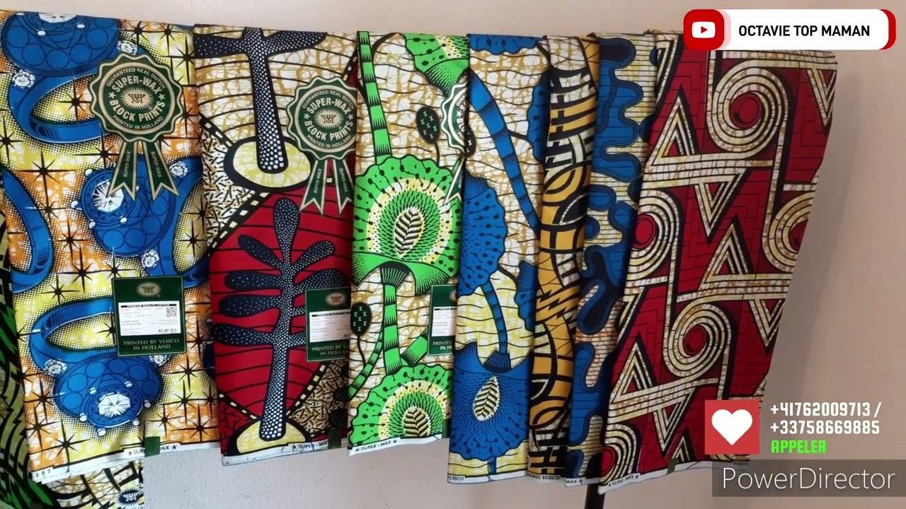 Octavie Top Maman Super Wax Hollandais Nouvelle Collection Vlisco