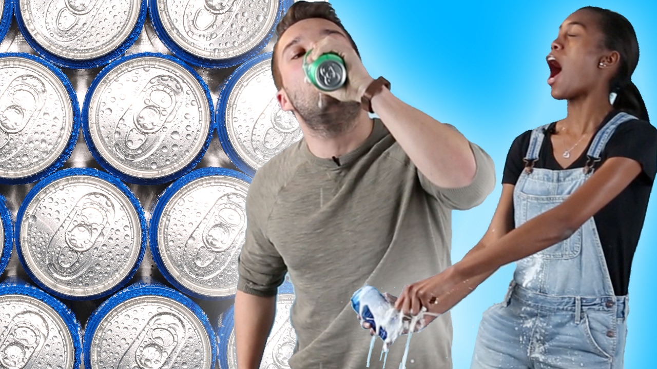 Adults Try Shotgunning Beers Without Instructions