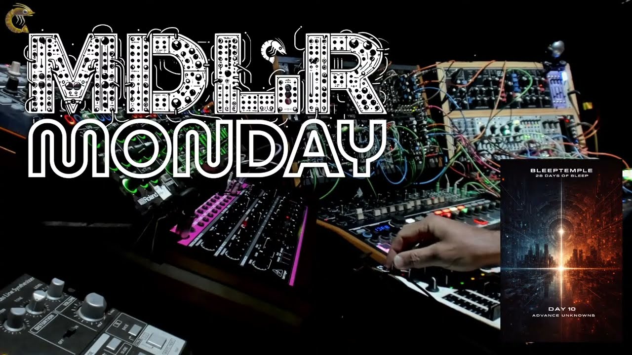 GSG MDLR Monday - 28 Days of Bleep - Day 10 - Live Hypnotic Techno - Improvised - Modular