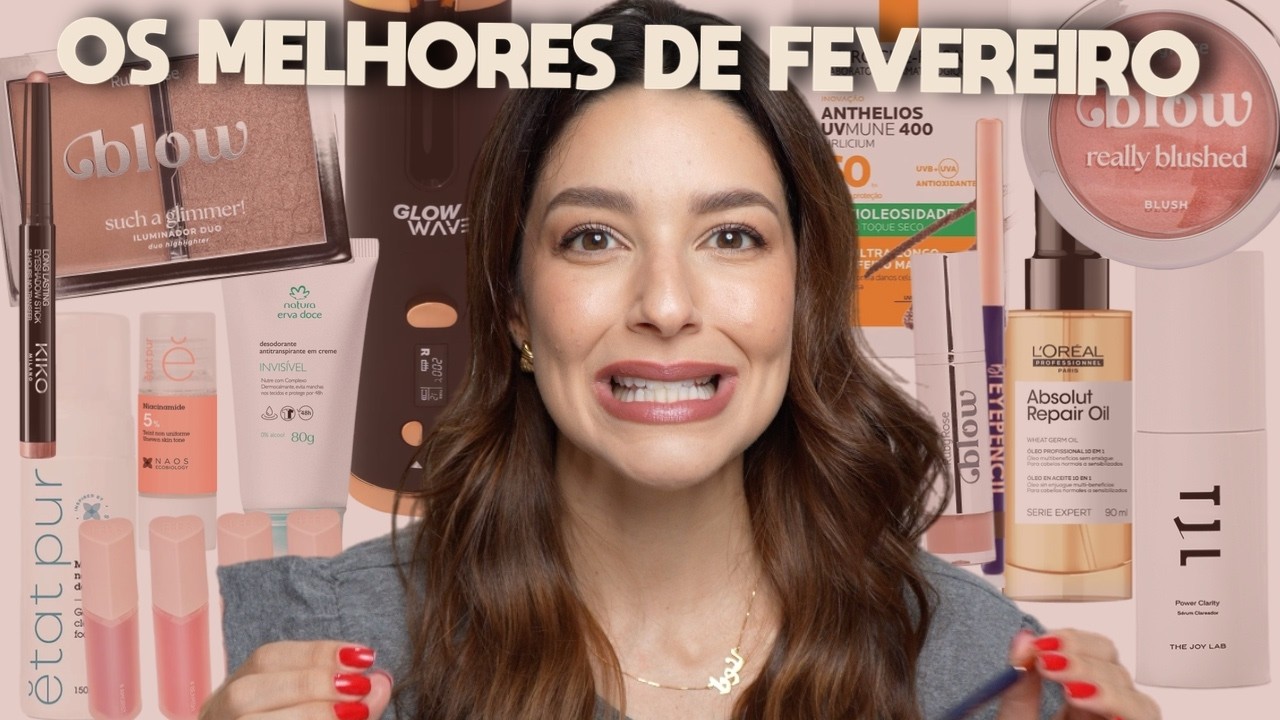 FAVORITOS DE FEVEREIRO: SKINCARE PARA PELE ACNEICA E MAQUIAGEM