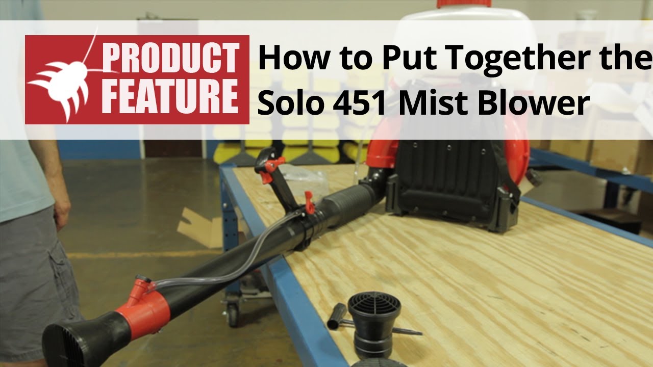 How to Put Together the Solo 451 Backpack Mist Sprayer
