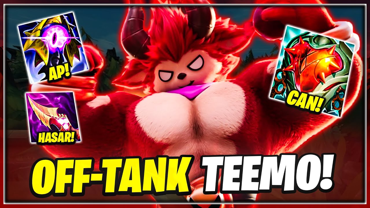 😡ADAMSAN O BUİLDİ YÜKSEK ELODA OYNA (OFF-TANK TEEMO)😡