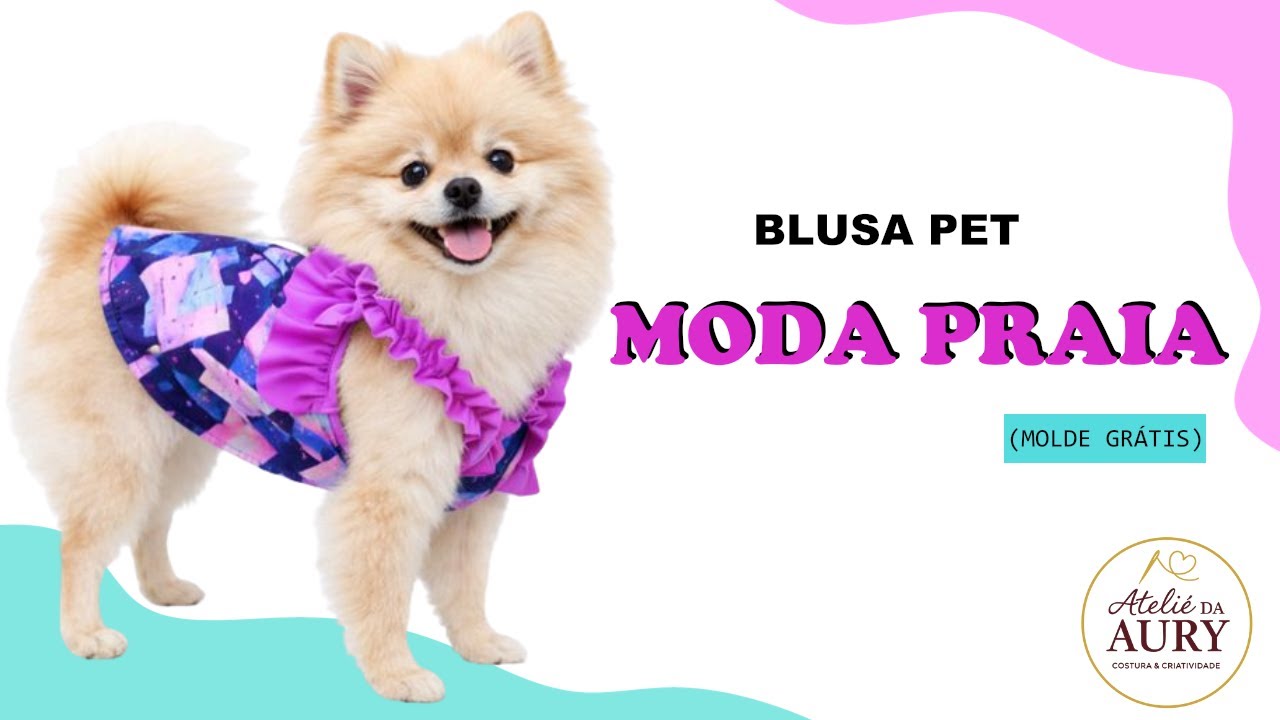 Como Fazer Blusa Pet Moda Praia | Passo a Passo + Molde