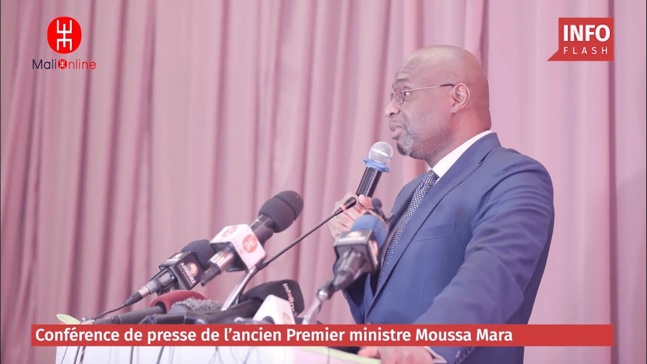 L'ANCIEN PREMIER MINISTRE MOUSSA MARA FACE À LA PRESSE