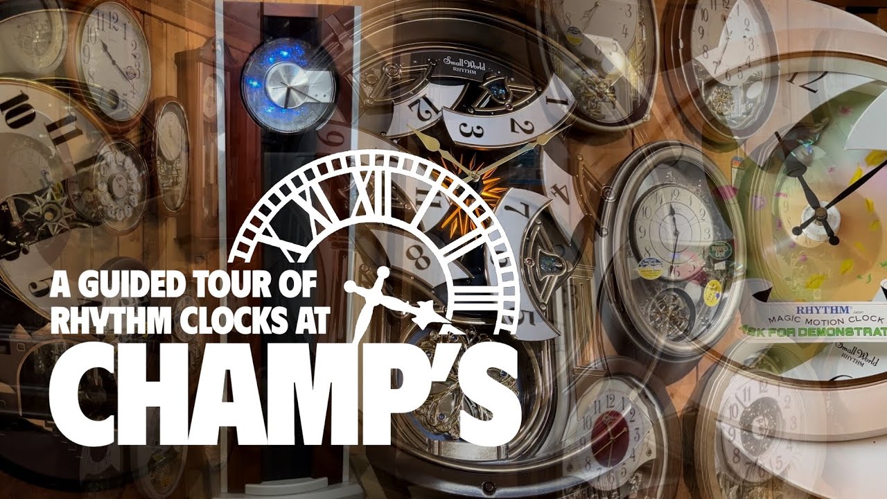 Rhythm Clocks At Champ's Clock Shop: A Guided Tour! | October 2024