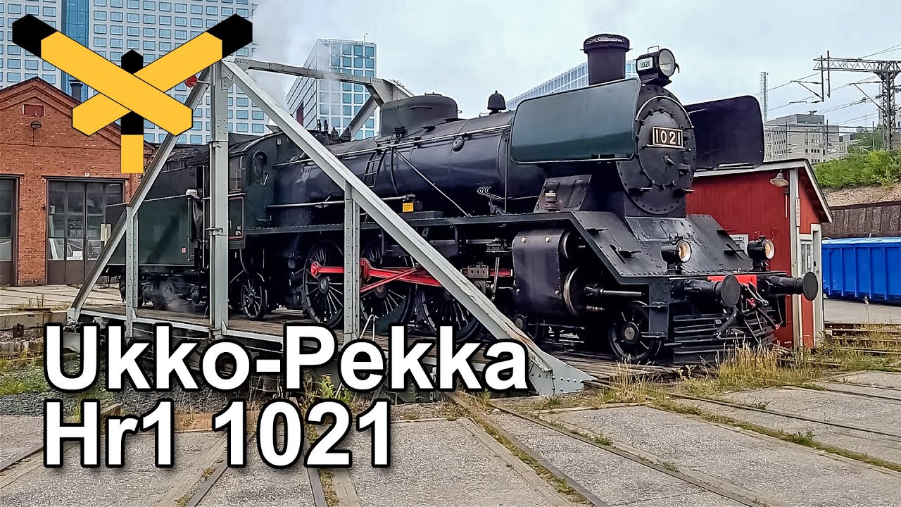 Höyryveturi Ukko-Pekka 1021. Kuinka juna valmistautuu museopäiville - Rautatiet Suomessa 160v Osa 1