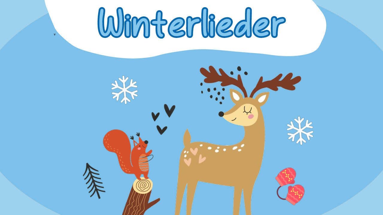 ♪♪ Winterlieder - Die 5 sch&ouml;nsten Kinderlieder im Winter Karussell KinderTV | Compilation ❄️