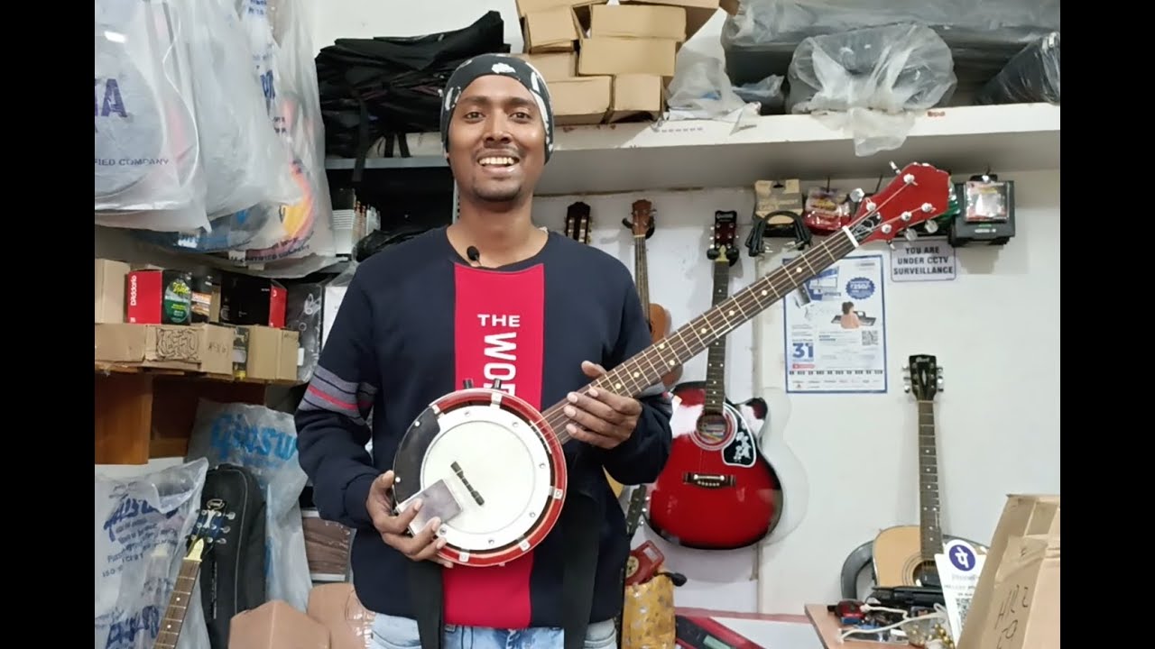 Tenor Banjo (5th and 4th string ) review and unboxing | Melody Musicals | Contact - 9851709757