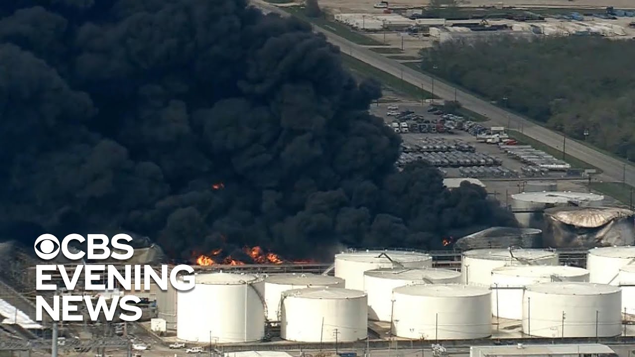 Officials monitoring air quality after Texas chemical plant fire