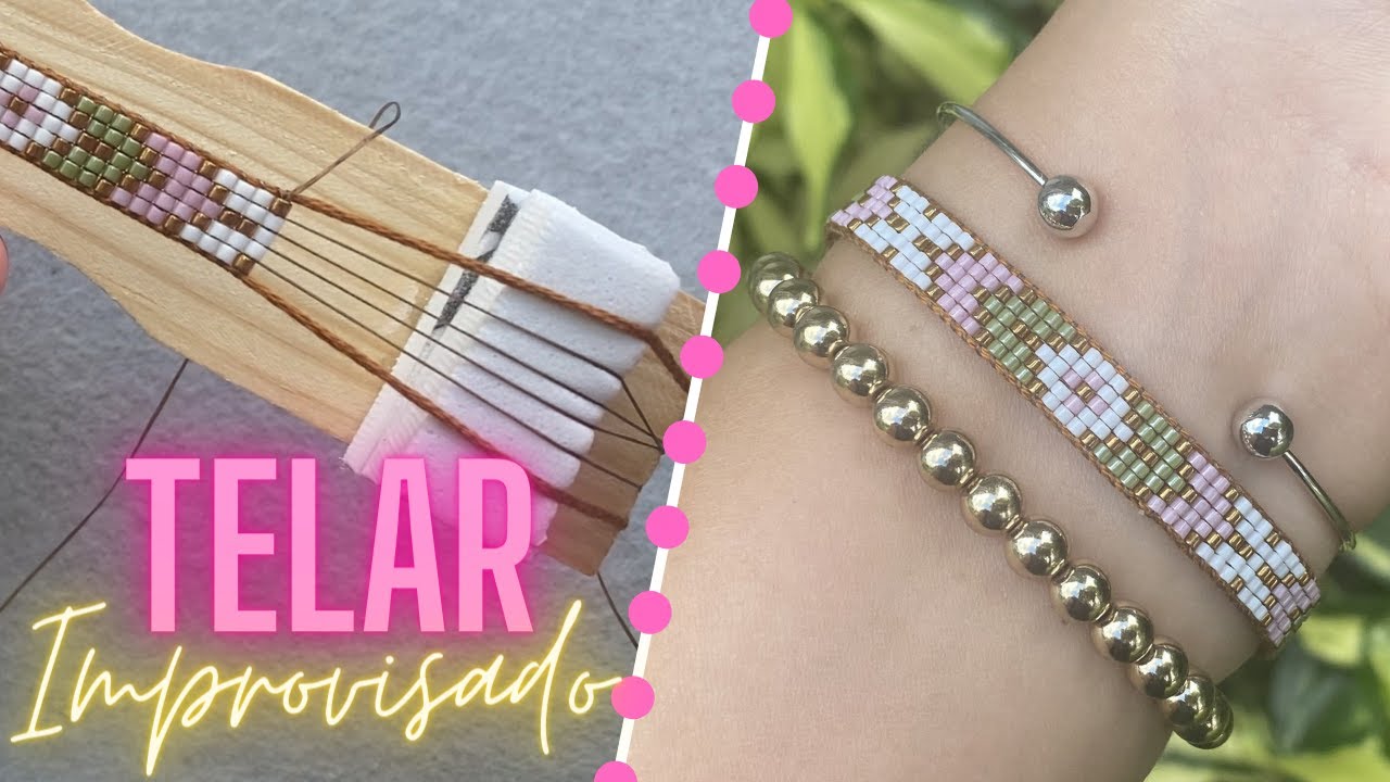 🌺Como hacer unas PULSERAS con delicas MIYUKI sin telar