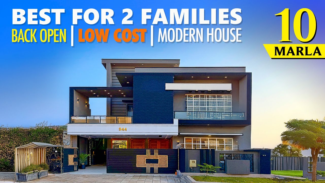 10 Marla Modern House for Sale in Bahria Town Rawalpindi | Double Unit | Semi Detached