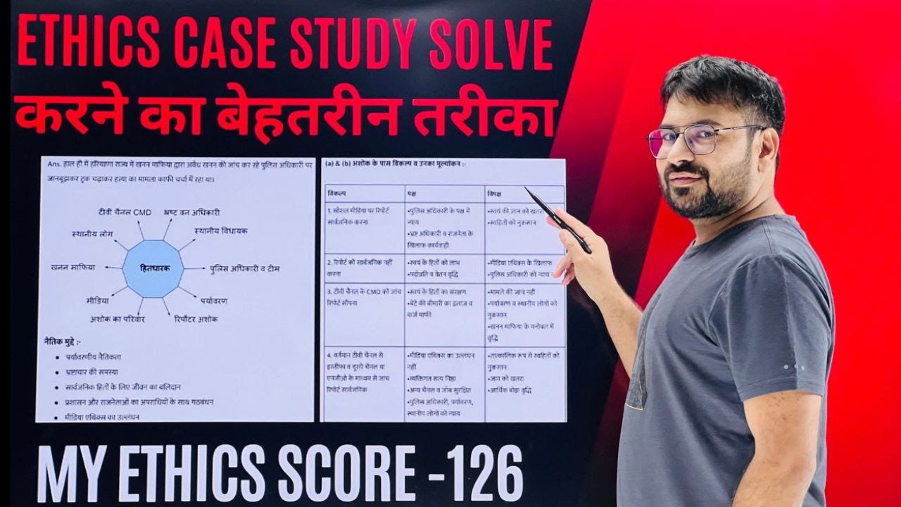 How to Solve ethics case study| एथिक्स केस स्टडी कैसे सॉल्व करें| UPSC Ethics