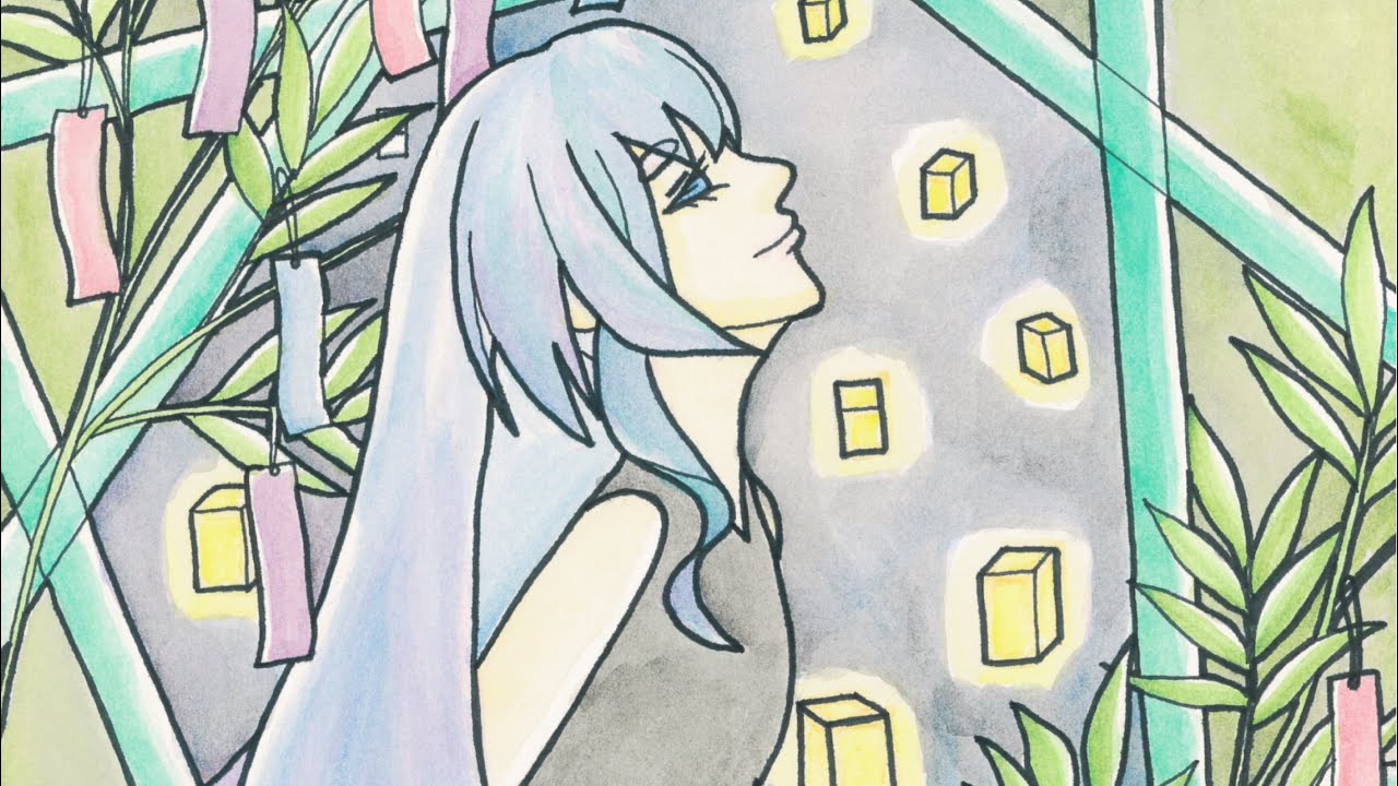 【歌って描いてみた】プラネタリウム - Heavenz covered by Nie