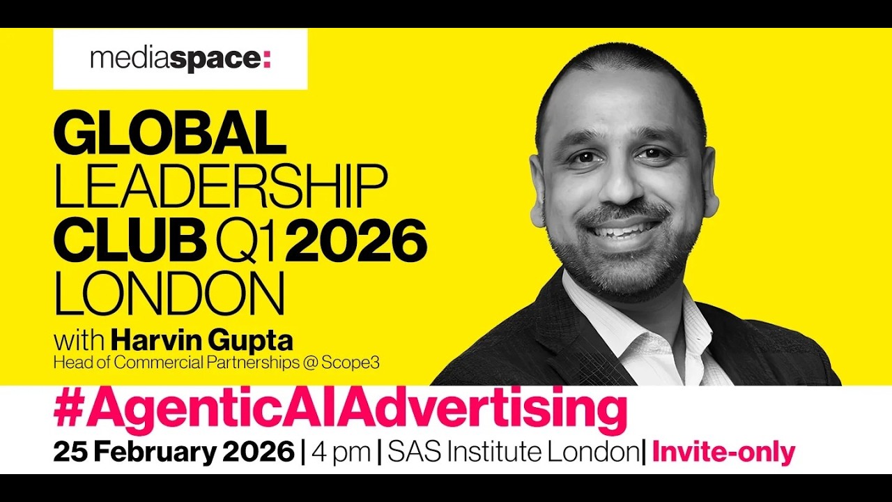 Teaser video on #Agenticadvertising with Harvin Gupta for the Mediaspace Leadership Club London