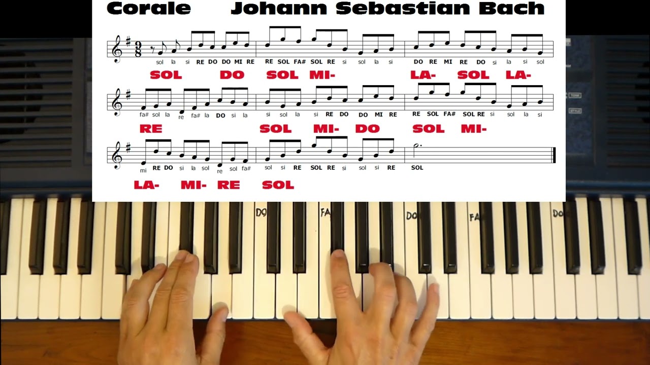 CORALE di Johann Sebastian Bach (per Principianti)