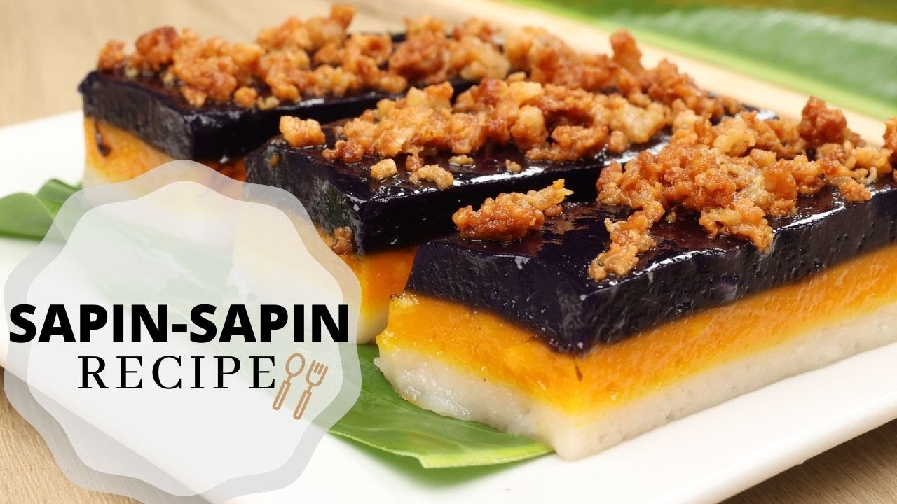Sapin Sapin Recipe - Filipino Kakanin Recipe