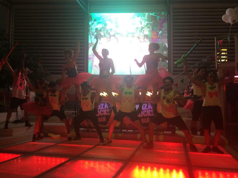 Dancers at Ibiza Rocks Bar, Summer 2014