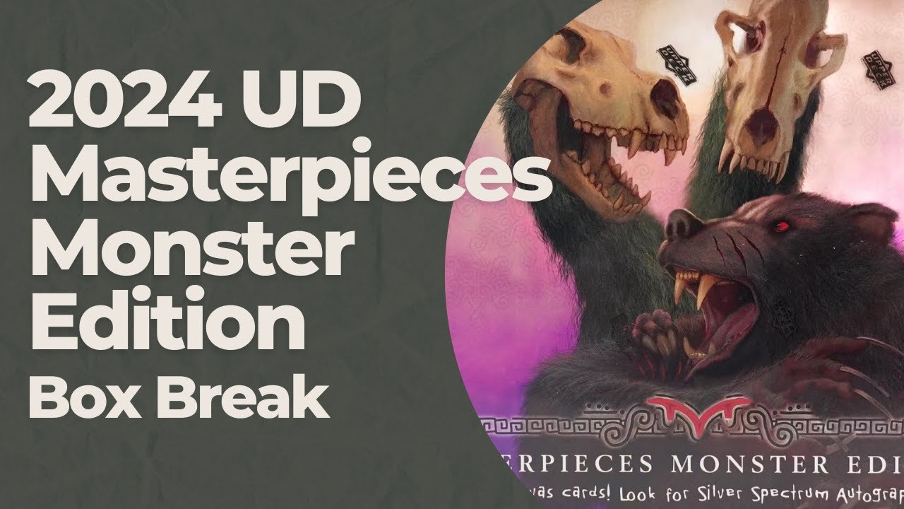 2024 Skybox Masterpieces Monster Edition Trading Cards Box Break Daniel Horne #boxbreak #cryptids