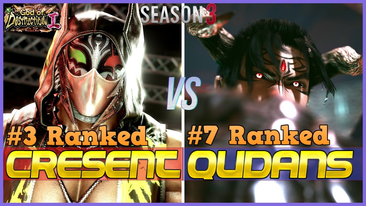 T8 S3 ▰ CRESCENT (#3 Ranked Armor King) Vs QUDANS (#7 Ranked Devil Jin) ▰ T8 High Level Gameplay